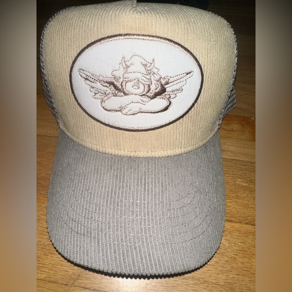 Urban Outfitters Boys Lie corduroy SnapBack — NWT - ivory